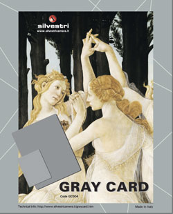 FOTOGRAFIA - Accessori - Cartoncino Grigio e Scale Colori 9804004 Cartoncino grigio - Gray Card GC004
