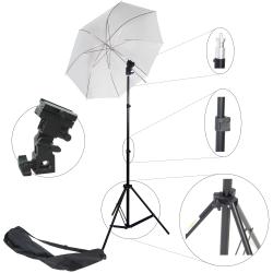 FOTOGRAFIA - Flash & On-Camera Light - Accessori - Accessori Vari 9080968 Kit ombrello + stativo + adattatore flash - TF968