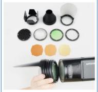 FOTOGRAFIA - Flash & On-Camera Light - Accessori - Accessori Vari 1482084 AK-R1 Kit accessori per H200R, V1, AD100Pro