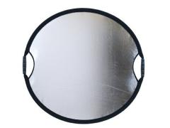 LIGHTING & STUDIO - Modellatori di Luce - Pannelli Riflettenti 9066010 Sun-Mover Pannello riflettente ovale 80cm argento/bianco