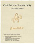 TECH - Carta per Stampanti - Carta per Stampanti a Sublimazione 9826023 Certificato di autenticità A4x25 - 10 640 397