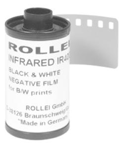 Rollei Infrared 135-36 Pellicola negativo bianco e nero Infrarosso 