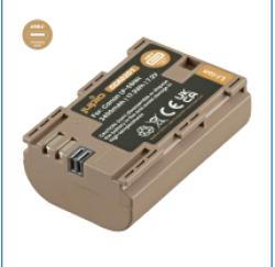  - - - 9060301 LP E6NH - Batteria x EOS R - Jupio Ultra C - compatibile
