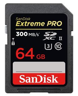  - - - 9307199 SD 64Gb SDHC 300MB Extreme PRO UHS-II