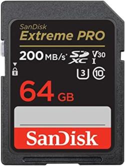  - - - 9310019 SDXC 64GB Extreme Pro V30 200MB